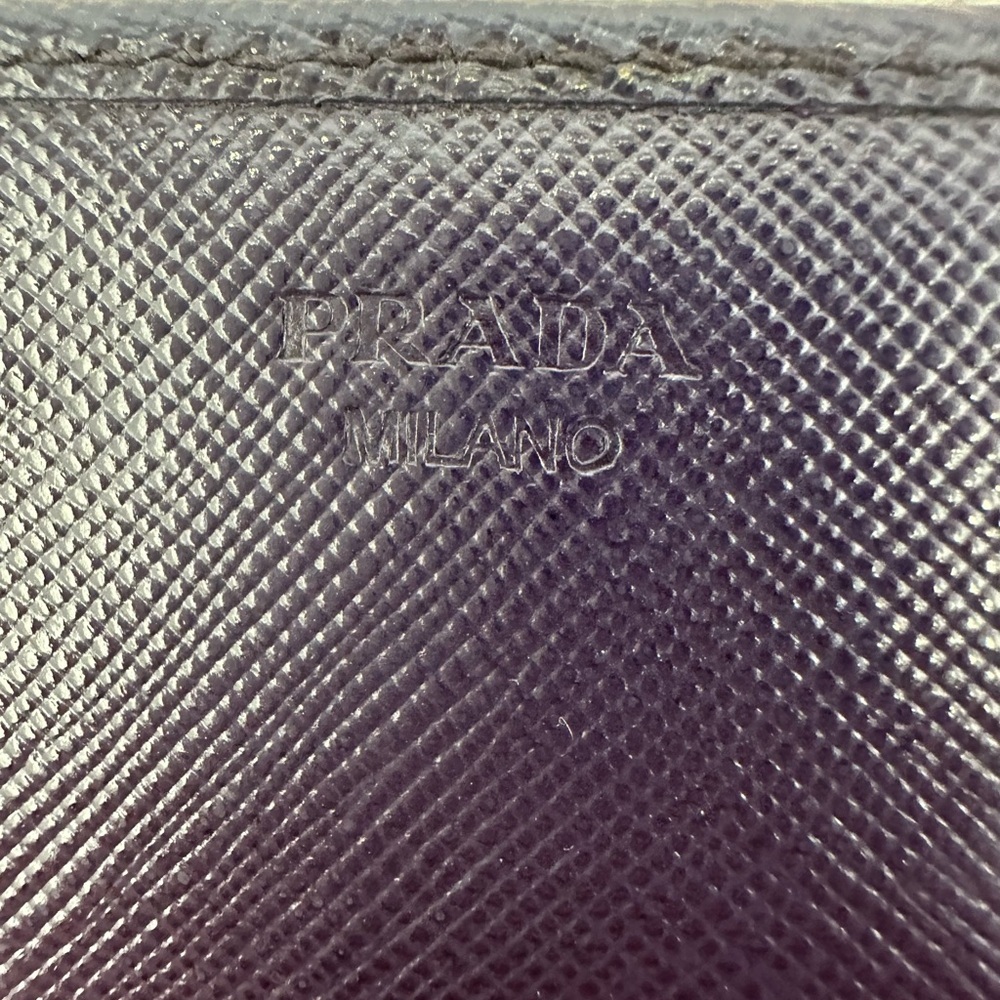 Prada Saffiano Leather Wallet Purple EUC - Picture 15 of 16